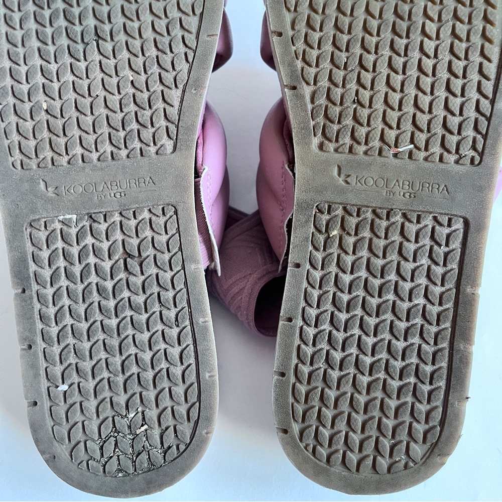 Koolaburra By Ugg Purple Faux Leather Sandals Size 8 - Picture 8 of 8